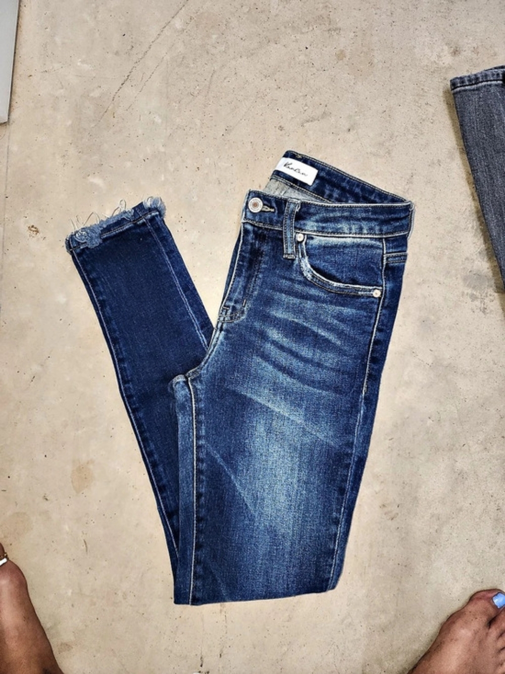 Kancan Donna High Rise Skinny Jeans Blue Size 5